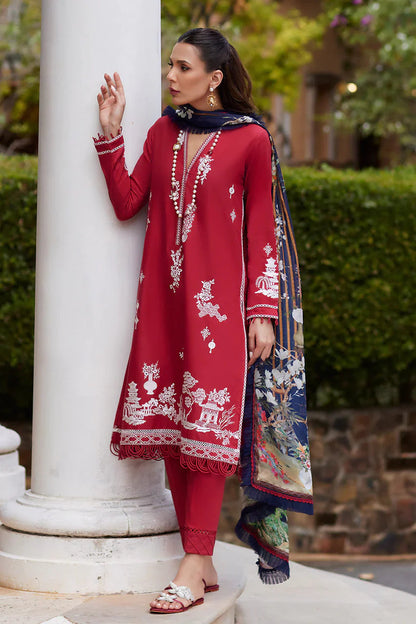 Nida Azwer D # 113 - 01 | 3PC Luxury Dhanak | Wool Shawl