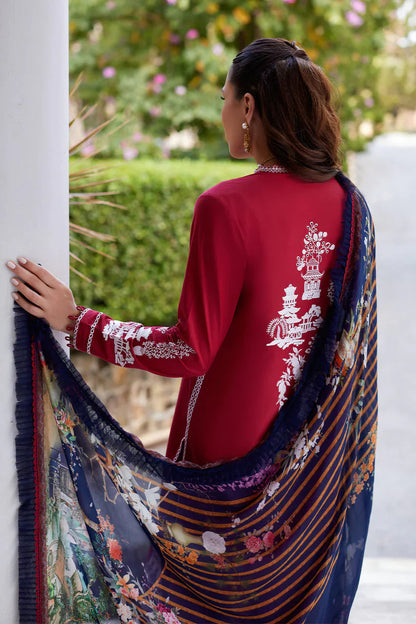 Nida Azwer D # 113 - 01 | 3PC Luxury Dhanak | Wool Shawl