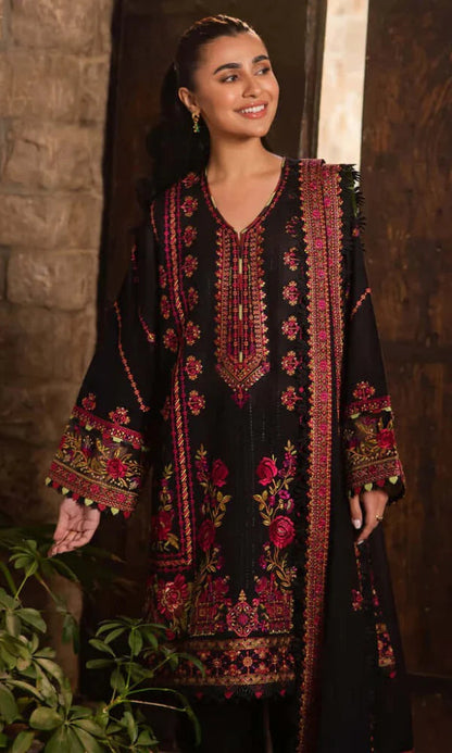 Bareeze B D # 189 -01 | 3pc Dhanak With Dhanak Embroidered Heavy Shawl