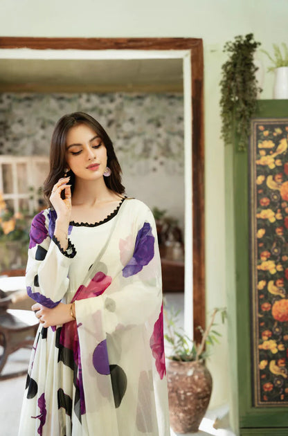 Baroque D # 160- 31 | 3pc Karandi | Digital Karandi Dupatta