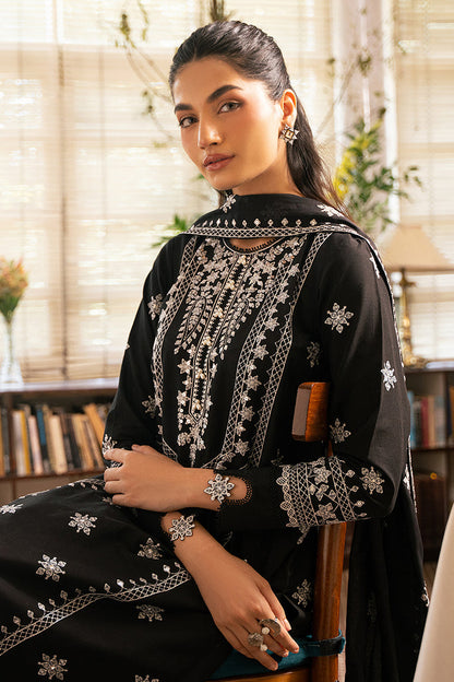 Cross Stich D # 230 - 01 | 3pc Luxury Dhanak | Dhanak Embroidered Dupatta