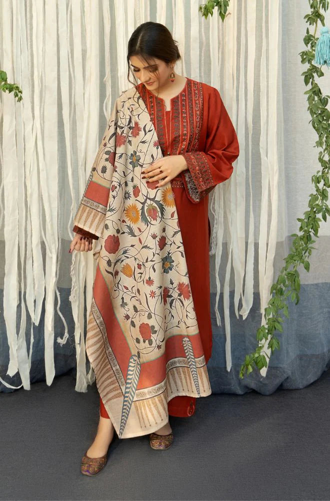 Urge D # 73 - 01 | 3PC Luxury Lawn | Digital Printed Cotton Silk Duppata