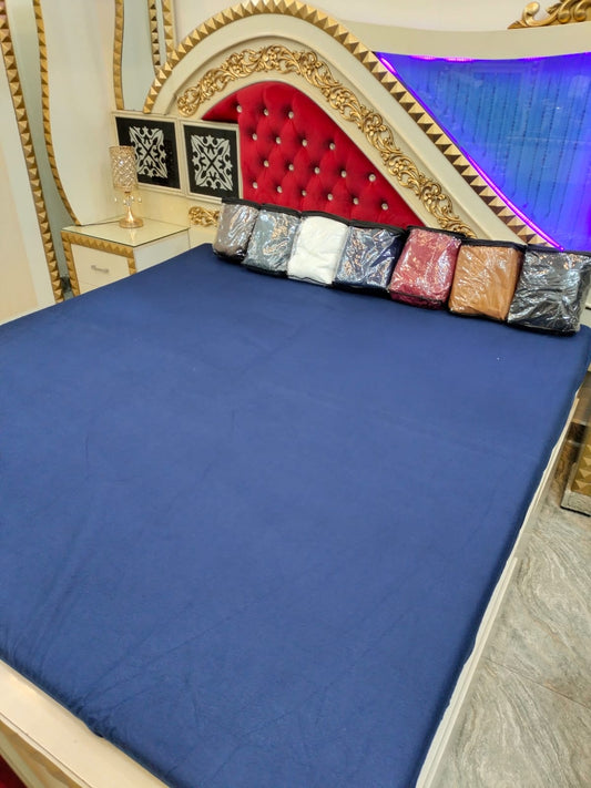 Matress D # 5 | Plain Double Bed Waterproof Mattress Fitted covers