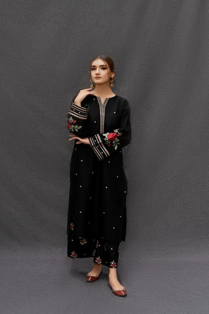 Urge D # 225 - 03 | 3pc Dhanak with Digital Printed Shawl