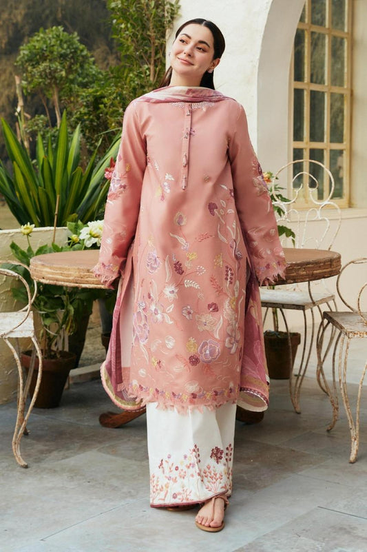 Zara Shahjahan D # 145 - 01 | 3PC Luxury Dhanak | Wool Shawl