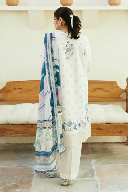 Zahra Shahjahan D # 199 - 01 | 3pc Luxury Dhanak | Wool Print Shawl