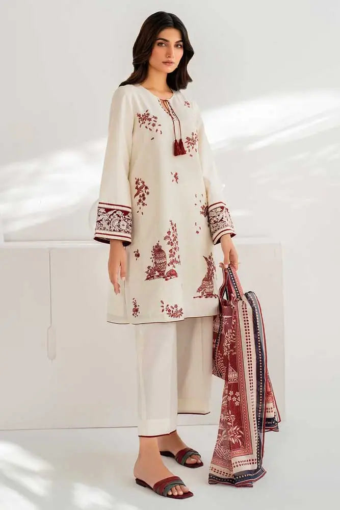 Jazmin D # 227 - 01 | 3pc Luxury Dhanak | Wool Print Shawl