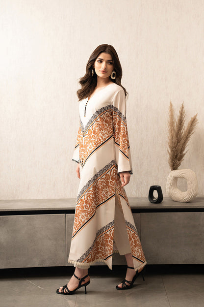 Lulusar D # 155- 04 | 2pc Silk | Digital Printed