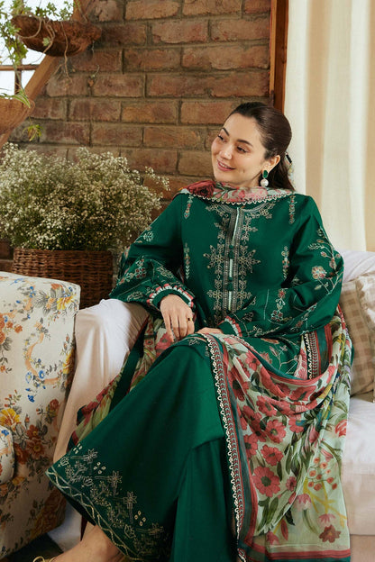 Coco By Zara Shahjahan D # 259 - 01 | 3PC Luxury Lawn | Diamond Print duppata