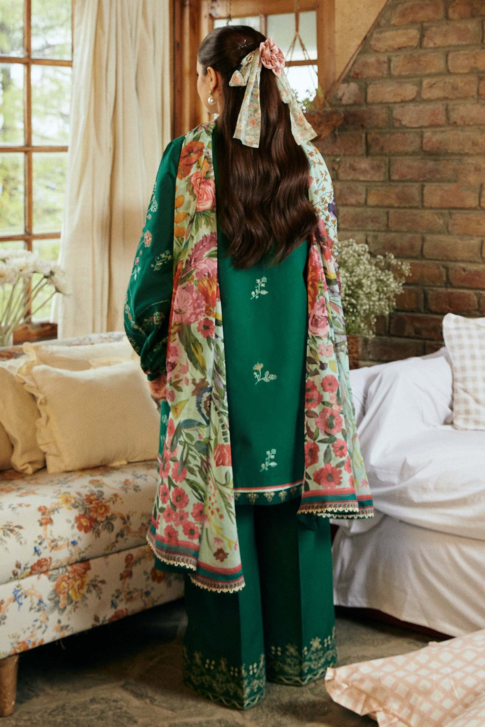 Coco By Zara Shahjahan D # 259 - 01 | 3PC Luxury Lawn | Diamond Print duppata