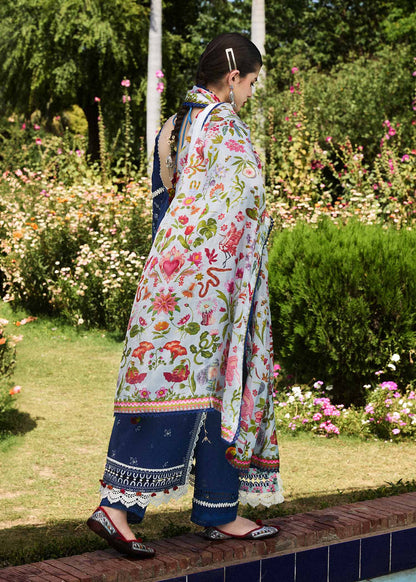 Ayan Saffana D # 164 - 01 | 3PC Luxury Viscous | Couture Print Shawl