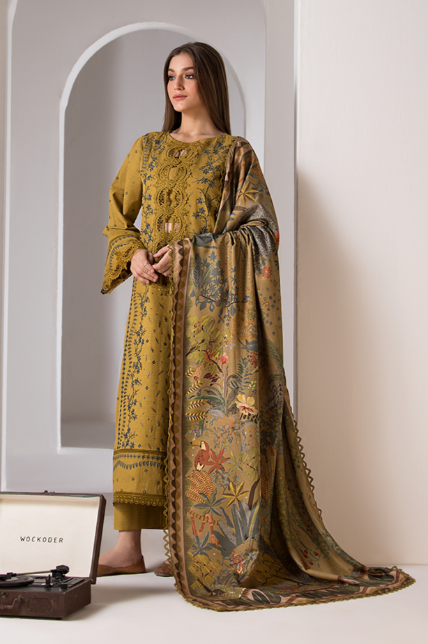 Sobia Nazir D # 181 - 01 | 3PC Luxury Lawn | Monar Printed Dupatta